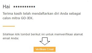 Verifikasi Cara Daftar GOJEK Online Verifikasi Cara Daftar GOJEK Online